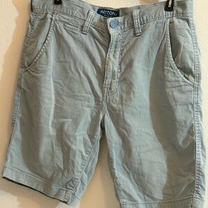 Arizona Jean Company Men's Sky Blue Flat Front Shorts